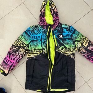 Hurley big boys snowboard ski jacket size medium